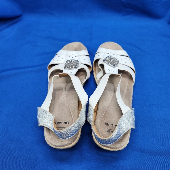 Earth Orgins Womens Size 9.5M Naples Nanci Open Toe Espadrille Wedge Sandal - Picture 6 of 15